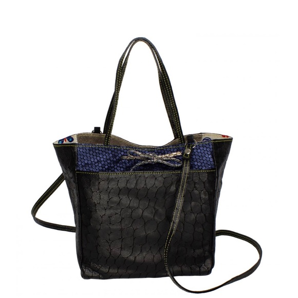 Black & Blue Leather super light BAG - Picture 1 of 1